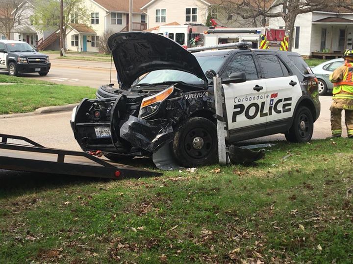 Carbondale Police officer injured in crash WSILTV 3 Southern Illinois